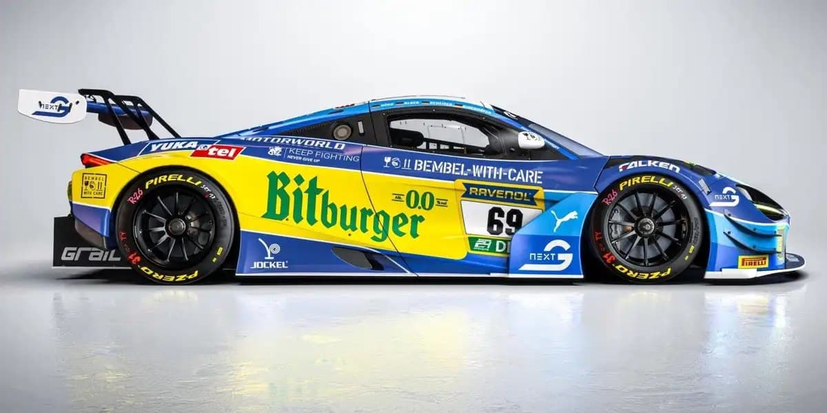 Команда Dörr Motorsport представила дизайн McLaren 720S GT3 Evo в стилі Benetton B195 Міхаеля Шумахера