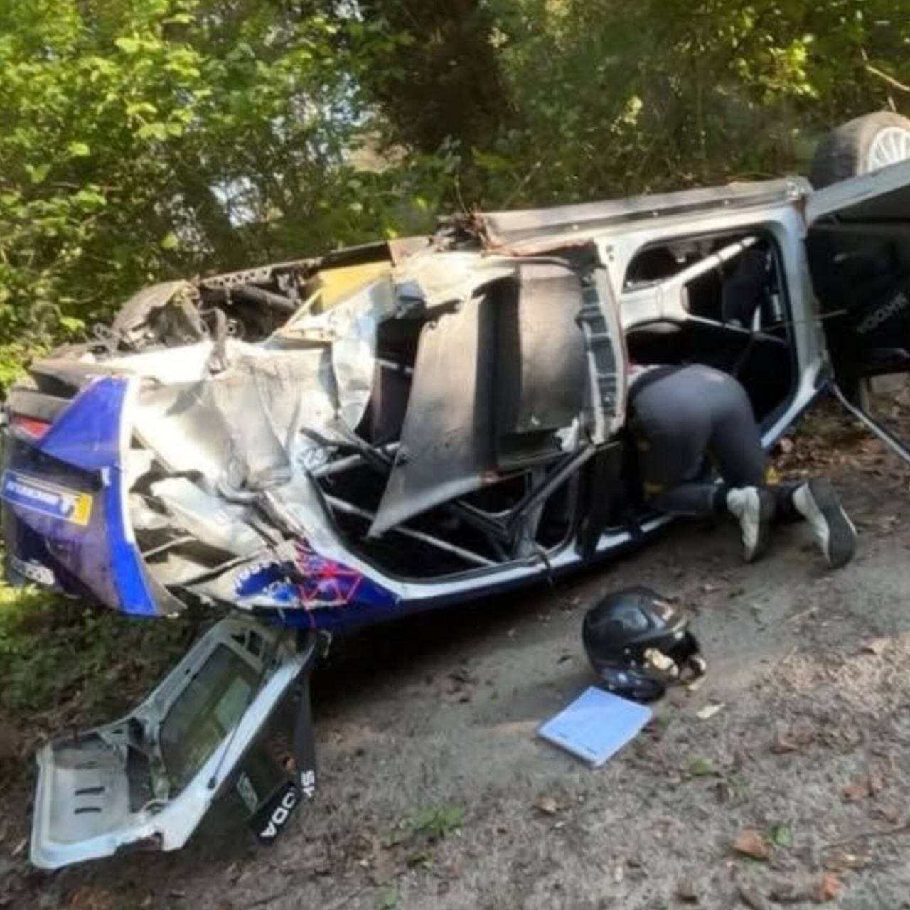 Жорстка аварія Йоса Ферстаппена на ралі Валлонії